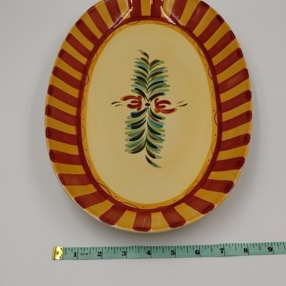 Gail Pittman Oval Serving Dish large Platter Siena SLAH Southern Living - Picture 11 of 11